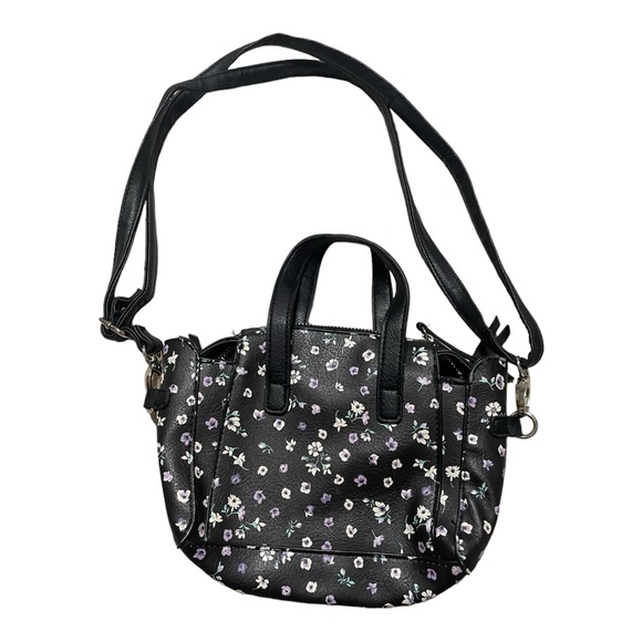 Black Floral Mini Bag - Picture 3 of 3